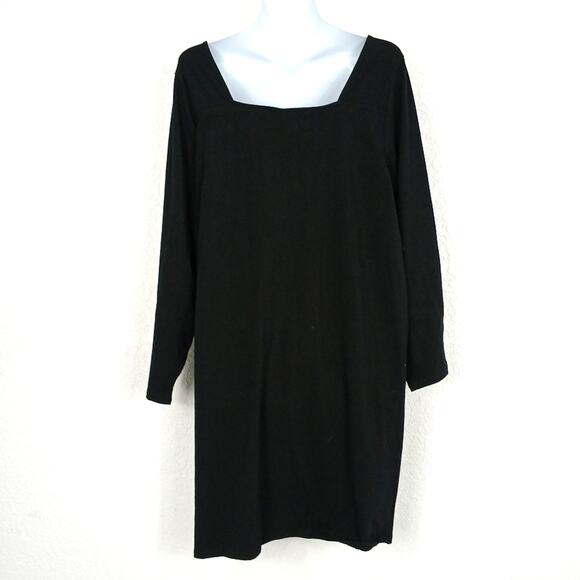 Torrid Mini Foxy Square Neck Bodycon Dress Size 5X NWT Classy Black - Picture 4 of 6